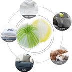 Pet Hair Remover for Laundry, 12 PCS Reusable Pet Hair Remover Balls, Washing Machine Hair Catcher for Dog and Cat Hair Removal, Gentle Lint Collector for Laundry Care, Yellow & Green