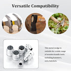 30 Pcs Round Axe Handle, Metal Wedge Hammer Handle Wedges, Hand Steel Wedges for Axe Claw Hammer Sledge(0.31/0.39/0.47 Inch)