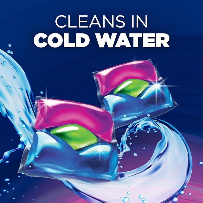 Arm & Hammer Laundry Detergent Power Paks, Radiant Burst | Odor Removing Formula | 44 Count, Pack of 4