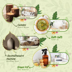 Woodland Fragrance Oils Set, Essential Oil Gift Set for Diffuser, Woody Scent Diffuser Oil, Diffuser Scents Oil for Home - Forest Pine, Teak, Bamboo, Fresh Soil, Fallen Leaves, Fresh Air