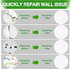 Drywall Repair Kit, 2 Spackle Wall Repair Patch Kit, Wall Mending Agent, Quick and Easy Repair of Holes, Dents and Graffiti