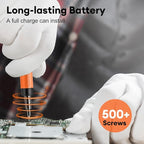 Dmyond Mini Electric Screwdriver Set, Small Cordless Electric Screwdriver, 38 S2 Preicison Bits, Precision Screwdriver Cordless Repair Tool for PC Electronic, Orange