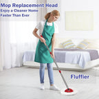 Spin Mop Replacement Head 6 Pack Mop Refill Compatible with Ocedar Triangle Swivel Mops Microfiber Swivel Mop Refill,Deep Clean,Machine Washable and Easy to Replace
