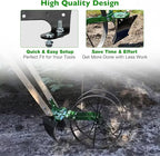 ATRACYPART Wheel Hoe Plow Set – Compatible with Planet Jr. & Other Models, Includes Left & Right Blades for Hilling & Furrowing (Wheel Hoe Not Included)