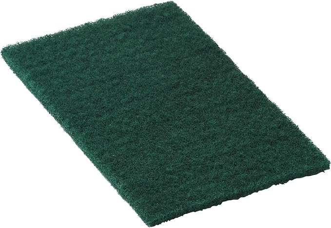 Americo #90-96 Kitchen Scour Pad, Medium Duty Scouring Pads for Pots and Pans, 6" x 9", Green, 20 per case