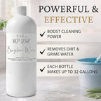R&W Co. Original Mop Soap – 32 oz Premium Multi-Surface Floor Cleaner, Streak-Free Shine for Tile, Hardwood & Laminate Floors, Non-Toxic, Pet & Skin Safe Gentle Cleaning Formula (Brazilian Waves)