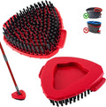 Scrub Brush for O-Cedar, Scrubber Mop Head Compatible with Ocedar Spin Mop Easy Wring 1 Tank,Upgraded Full Bristle of Cedar Scrubber Attachment,Floor Scrubber Brush,Wall Tile Bathroom Scrubber,2 Pack