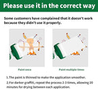 Portable Wall Paint Tool,Large Roller Brush Wall Repair Tool,Wall Repair Kit,Wall Roller Paint BrushSuitable for Repairing The Wall with Latex Paint,Water-Based(500g,White)