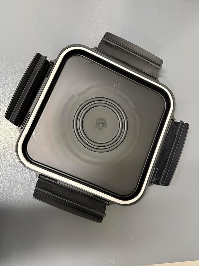 House Naturals 4 Gallon Square Food Grade Bucket Pail with Plastic Handles and Lid (Pack of 3) Made in USA containers (Pink/Magenta/Purple - Black lids)