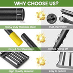 Lawn Leveling Rake, Heavy Duty 30"x10" Ground Leveler with 5FT Adjustable Handle for Yard Garden Lawn Leveling, Soil Sand Spreading Dirt Top Dressing