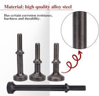 Smoothing Air Hammer Bits Set, 5Pcs Smoothing Air Hammer Tool Kit Air Hammer Atachments Air Chisel Bits, Extended Length Pneumatic Hammer Bit with Spring, Power Hammer Drills Tools & Home Improvement