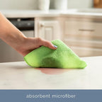 S&T INC. 50 Pack Microfiber Cleaning Cloth, Bulk Towels for Home, Reusable Microfiber Towels for Cars, Cleaning Rags, Assorted, 11.5 Inches x 11.5 Inches, 50 Count