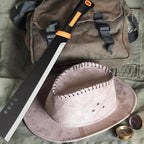 Machete for Yard Work and Cutting Trees Heavy Duty Machetes Brush Clearing Sickle Knife with Cold Steel Blade, Hand Harvest Sickle for Weeding Gardening