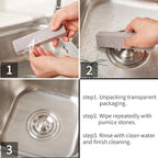 Chinco 2 Packs Pumice Stick for Cheaning, Pumice Scouring Stone Pad Removing Stain Grime Without Leaving Scratches for Kitchen Oven Stove Home Bathroom Toilet Pool House Cleaning Supplies
