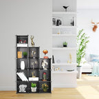 TUMUCUTE Cube Storage Organizer, DIY Plastic Closet Cabinet Modular Bookcase, Storage Shelves for Bedroom Living Room, Office（12-Cube，Plastic）