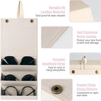 Sunglasses Travel Case,Foldable Eyeglasses Case, Portable Multiple Glasses Case for Women Men Girls