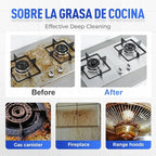 Multi-Purpose Powerful Cleaner for Kitchen, Upgrade Heavy Kitchen Grease Remover, 3 In 1 Coconut Oil Natural Cleanser for Faucets, Tiles, Oven & Stove Top (1)