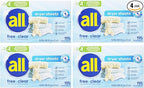 All Free & Clear Dryer Sheets,195 ct (Pack of 4)