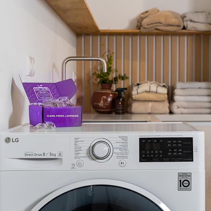 Greenseedz Laundry Pods, Fresh Lavender Scent, 64 Pacs, Eco Friendly, Powerful Clean, Skin Friendly, Biodegradable, HE Compatible