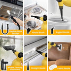 Handheld Steam Cleaner - High Pressure Steam Cleaner With 350ML Tank, Multi-functional Cleaning Tools for Kitchen, Bathroom, Couch, Car. Portable Steamer Makes Housework Easier