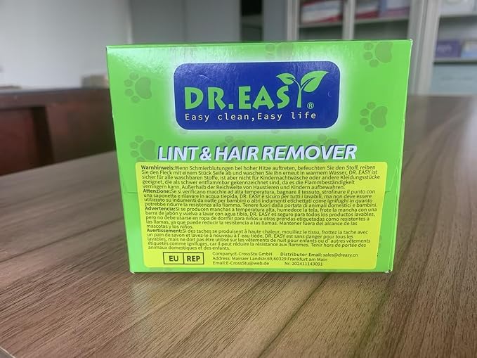 Dr.Easy LINT & HAIR REMOVER Pet HUGESHEETS with 3X Dryer Sheets, Free & Clean, 200 Count,PLANT&MINERAL-BASED FORMULA