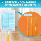 Disposable Microfiber Feather Duster Refills, Multi-Surface Duster Compatible with Swiffer Dusters Handle, 30 Count(Unscented, Pack of 1)