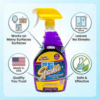Sparkle Glass Cleaner, Ammonia-Free Streak-Free Formula, 33.8 fl oz Spray Bottle, Safe for Windows, Mirrors & Glass Surfaces (1 Pack)