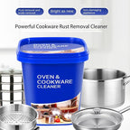 Powerful Stainless Steel Cookware Cleaning Paste 500g, Multi-purpose Household Kitchen Cleaner Tools, Washing Pot Bottom Scale Cream Detergent, Cookware Cleaner