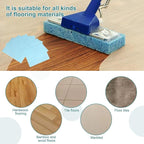 Floor Cleaning Tablets Sheets, Method Hardwood Floor Cleaner and Polish Pack of 240, Concentrate Mild Scent For RV Wall Tiles, Hardwood, Laminate Floor, Blue