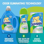 Snuggle Liquid Fabric Softener, SuperFresh Original, Eliminates Tough Odors, 2X Concentrated, 150 Loads