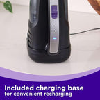 BLACK+DECKER dustbuster Reveal Pet Hair Vacuum, Hand Held Vacuum Cordless Portable for Home and Car, Rechargeable, LED Light, Powerful Suction, Includes Pet Brush and Crevice Tool (HLVD320BP07)