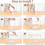 Stackable Storage Bins, Clear Acrylic Display Case, 9-Pack Acrylic Boxes with Lids, Clear Storage Containers Storage for Handbags, Collectibles & Figures