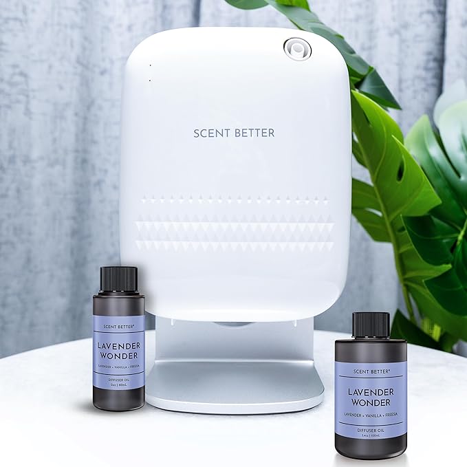 Scent Better Lavender Wonder Aroma Essential Oil Blend: an Aromatherapy Blend of Lavender, Soft Vanilla, and Freesia for Ultrasonic Diffusers & Nebulizers (3.3 Fl Oz, 100 mL)