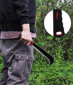 Machete, 15 Inch Gardening Machete for Outdoor and Yard Work, 3Cr13 Stainless Steel and Non-Slip Handle with Nylon Sheath
