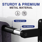 Powools Matte Black Towel Rack for Bathroom - 24" Rustproof Towel Holder, Sturdy Towel Bar Wall Mounted, Space-Saving Towel Hanger, Bathroom Accessories, Home Decor, Apparment Essentials