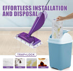 30 Count Disposable Wet Pads Refill for Swiffer Wet Jet Spray Mop,Wet Jet Pads for All Floor Types,Disposable Multi Surface Wet Jet Hardwood Floor Cleaner for swiffer Wet Pads Refill