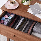 8 Pack Dresser Drawer Organizer Clothes Underwear Sock dusky pink Drawer Organizer Bins Fabric Foldable Organizer Storage Box Closet Cloth Drawer Dividers Closet Underwear Organizer Drawer