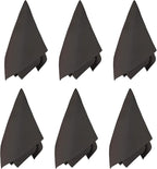 DG Collections 100% Cotton Flour Sack Towels – 12 Pack, 27x27 Inches, Grey, Lint-Free, Pre-Washed, Hemmed Edges – Reusable Kitchen Towels for Cleaning, Embroidery, Printing & Crafts - Grey