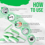 Rockin' Green Deep Cleaning and Deodorizing Tablets for Dishwashers, Washing Machines, and Garbage Disposals, Removes Odor and Residue (Garbage Disposal Cleaning Tablets, 8 Pack)