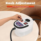 Moongiantgo Handheld Steam Cleaner, 2500W High Pressure Steamer for Cleaning, Portable Pressurized Cleaning Machine for Home Kitchen Car Detailing Grout Tile Bathroom with 1200ml Water Tank (White)