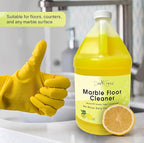 Marble & Stone Floor Cleaner | Concentrated Daily Formula (1 Gallon) | pH Neutral, Streak-Free | Safe for Marble, Travertine, Limestone, Granite, Terrazzo & More | Cleans & Refreshes.