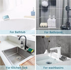 Self Draining Soap Dish Holder,Silicone Soap Dish,for Bathroom,Kitchen, Sponges，Can Extend Soap Life，Keep Soap Bars Dry and Easy Cleaning (Grey,1-Pack)