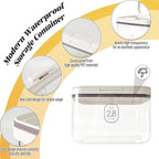 Laundry Pod Holder with Lid - Sealed Automatic Pop-Up Dispenser, 94oz/115 Pod Capacity, ABS/PP Durable Container for Laundry Room Organization, Multi-Purpose for Detergent Powder/Dryer Sheets