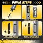 SAKER Electric Screwdriver Set - 57 in1 Mini Magnetic Precision Repair Tool Kit with Rechargeable Torque Screwdriver for Home DIY Furniture Electronics Repair & Gifts for Men