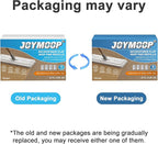 JOYMOOP Flat Mop Pads, Microfiber Mop Cleaning Pads, Washable Pads, Pads Replacement for Flat Mop or Mop Bucket Set, Pack of 4 Refills 13inch - Stripe
