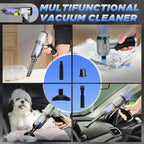 Saker Handheld Car Vacuum Portable Cordless17000PA Mini Vacuums Rechargeable Foldable Vacuum Cleaner with Brushless Motor for Home,Office Pet HL132 Black