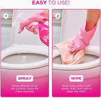 Stardrops - The Pink Stuff Miracle Bathroom Foam Cleaner, 30 fl oz – Now 20% More! Powerful Foaming Action for Showers, Sinks, Tubs & Tiles – Removes Soap Scum, Limescale & Grime with Ease