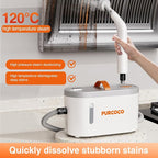 Pressurized Steam Cleaner Handheld 6 Multi-Surface Attachments small Mini Steam Cleaner for Car Grout Kitchen 30s Fast Heating Deep Cleaner for Tile Upholstery Pet Hair