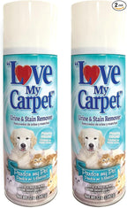 Love My Carpet Pet Special Heavy Foam,Carpet Cleaner,Urine,Pet Stain And Odor Remover,Carpet Cleaner Solution,2 Pack Of 12oz