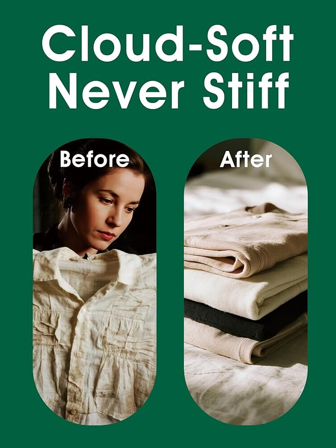 Pet Hair Remover for Laundry, Fabric Softener with Natural Enzymes, Plant-Based, Non Toxic, Removes Stain, Residue & Odors, Cedar Scent, 32 Loads